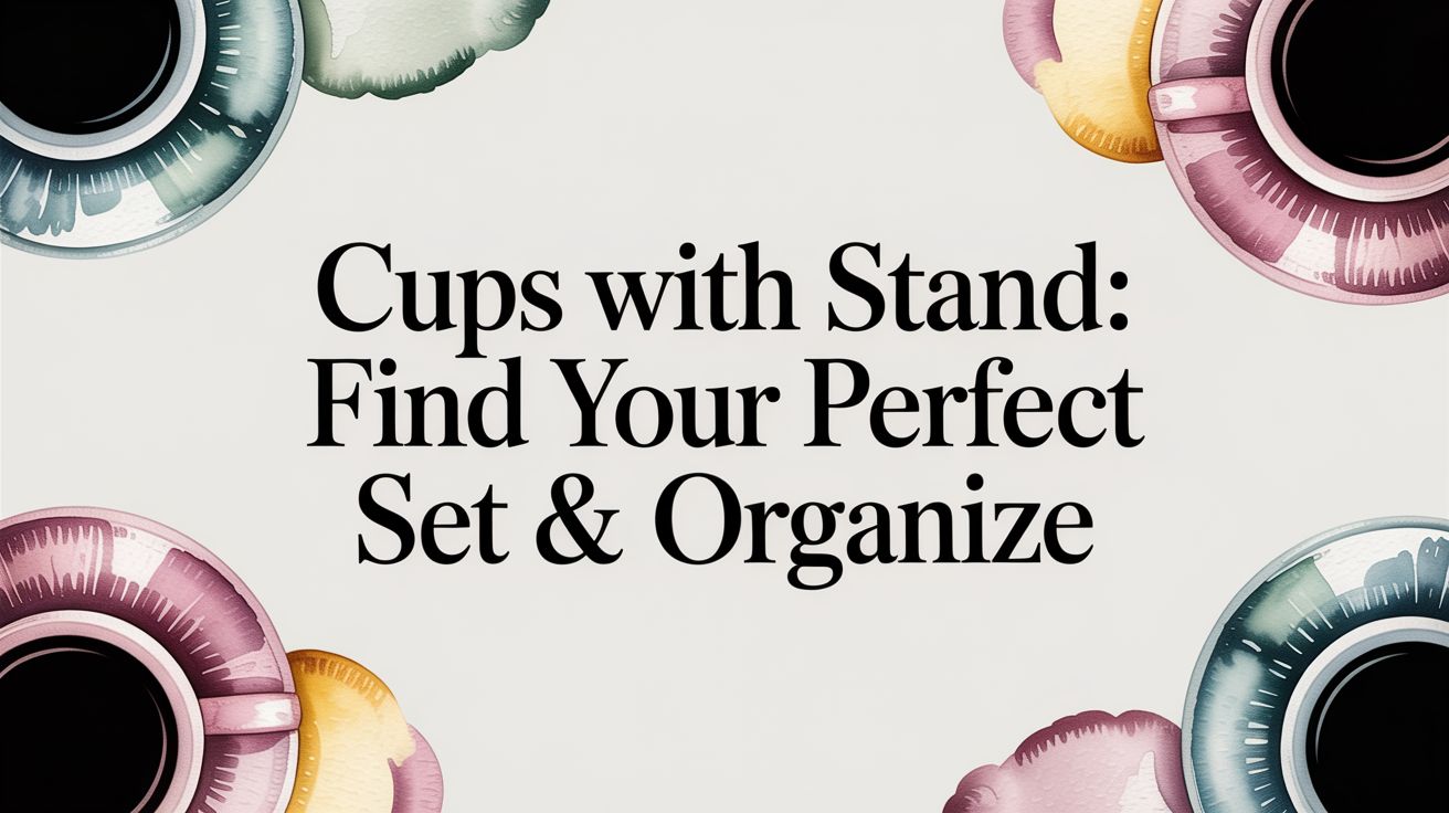 Cups With Stand: Find Your Perfect Set & Organize