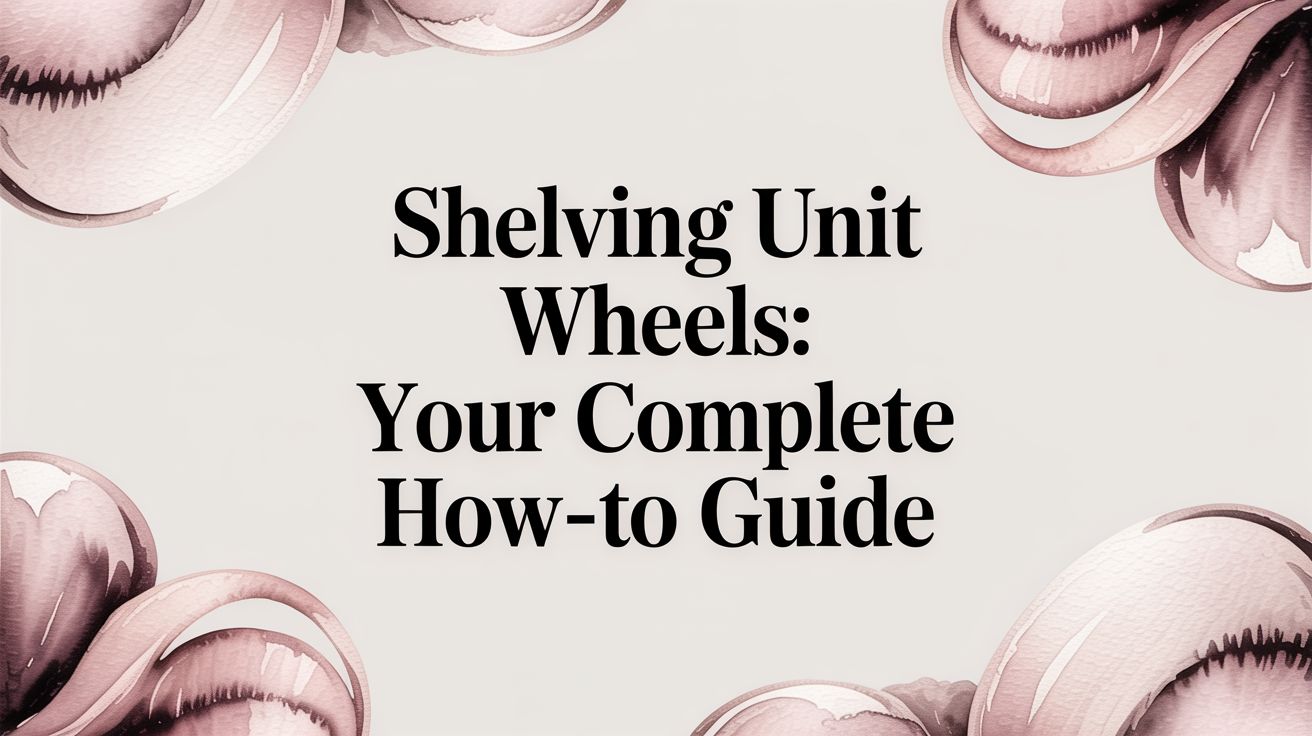 Shelving Unit Wheels: Your Complete How-To Guide