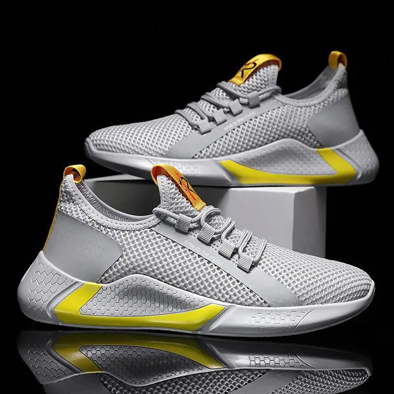 2022 Summer Flying Woven Men's Shoes Travel Casual Shoes Sneakers