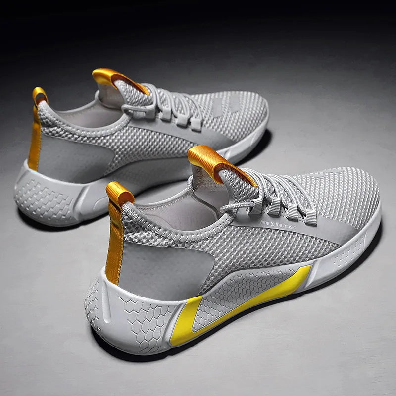 2022 Summer Flying Woven Men's Shoes Travel Casual Shoes Sneakers