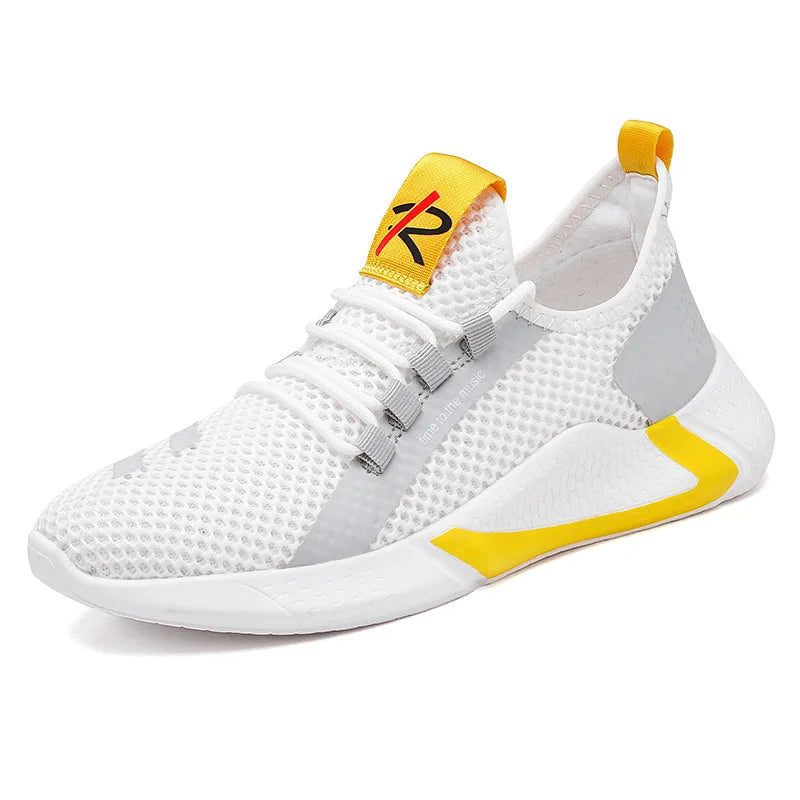 2022 Summer Flying Woven Men's Shoes Travel Casual Shoes Sneakers