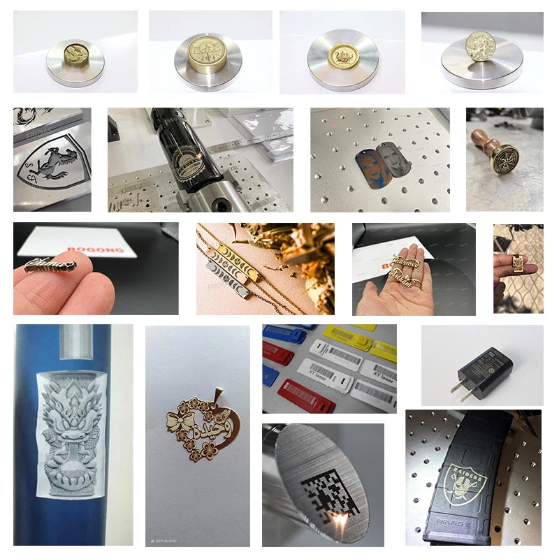 20W 30W 50W 100W Fiber Machine for Mr Carve C2 Fiber Laser Marking Supports DXF & PLT Graphic Format